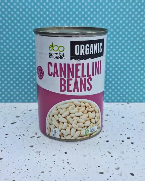  Every bit Organics Organic Cannellini Beans. ACO certified organic. Non GMO. BPA free. Product of Italy.